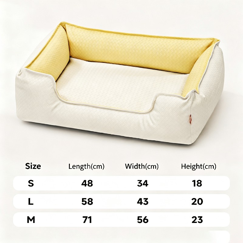 Pet Nest Summer Cat Nest Removable and Washable Waterproof Cooling Mat Summer Cool Feeling Pet Light Luxury Sofa6