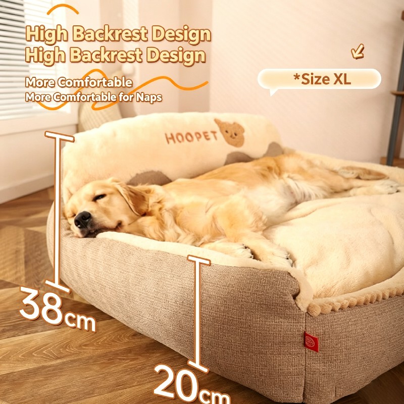 Dog kennel, warm in winter, large dog, golden hair, corgi, all-purpose pet, cat kennel, detachable and washable dog bed4