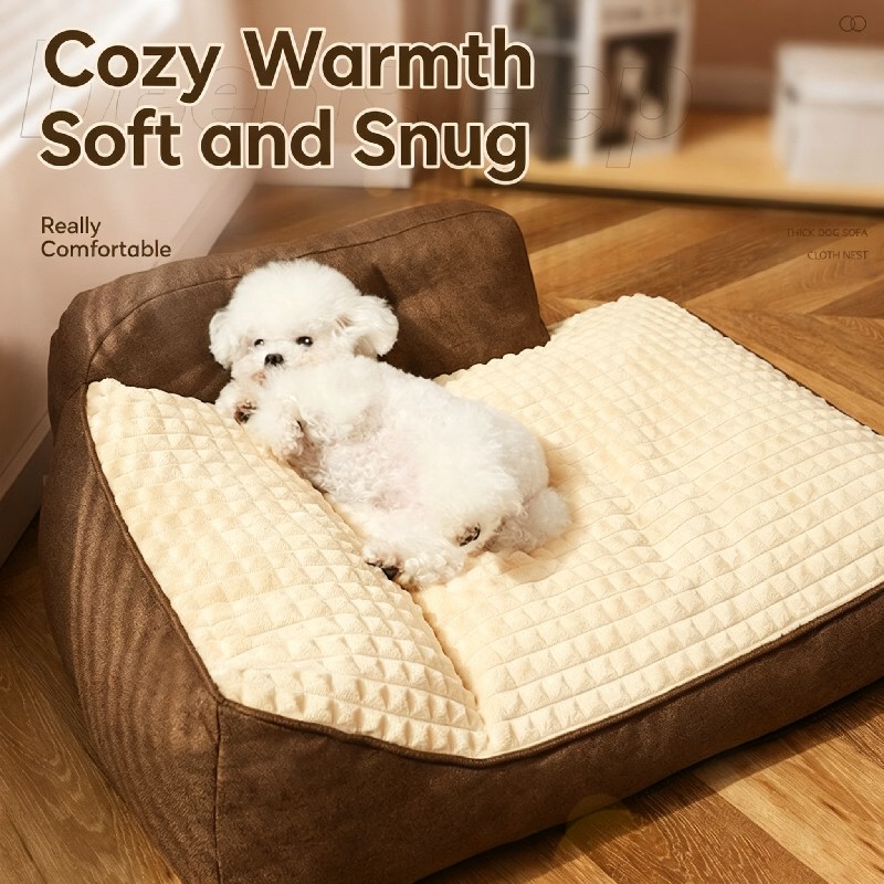Dog Nest Four Seasons Universal Large Dog Sleep Mat Removable and Washable Pet Mat Winter Dog Bed Dog Mat Sleeping Use6