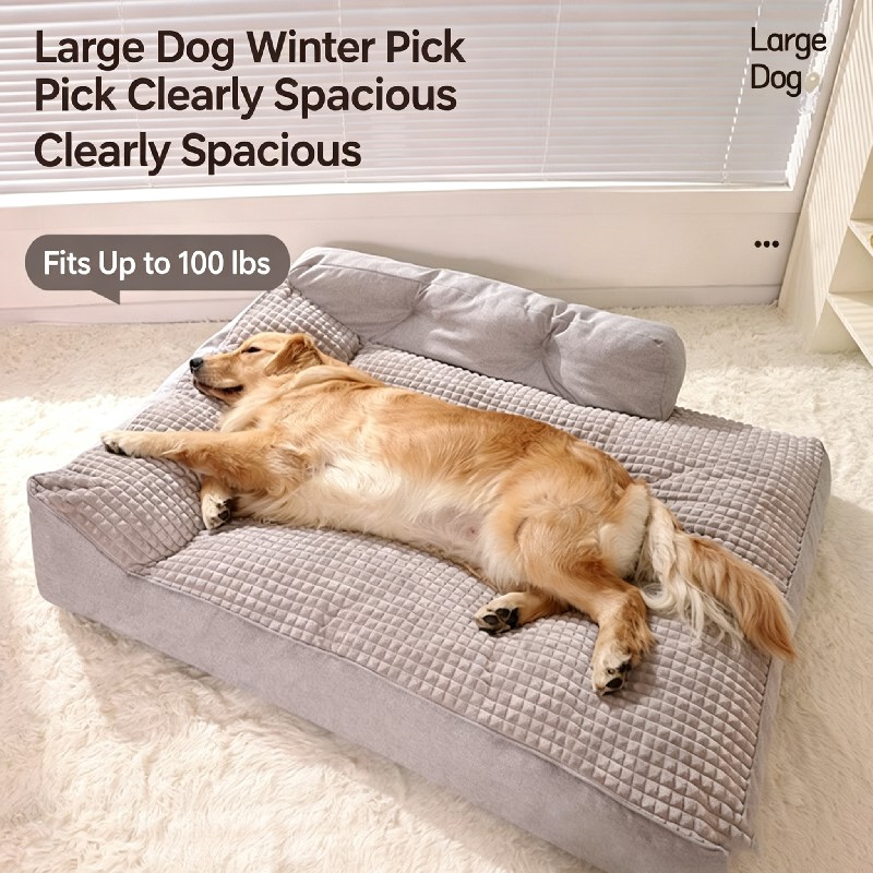 Dog Nest Four Seasons Universal Large Dog Sleep Mat Removable and Washable Pet Mat Winter Dog Bed Dog Mat Sleeping Use